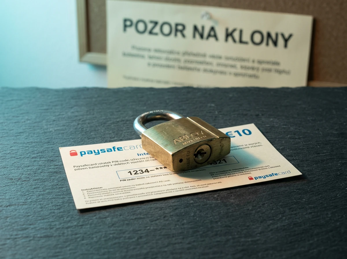 Bezpečnost anonymního vkladu paysafecard a ochrana před klony sázkovek